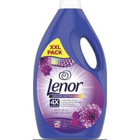 Гель для стирки цветного белья Lenor Color Detergent Amethyst & Floral Bouquet, 3 л (60 стирок)